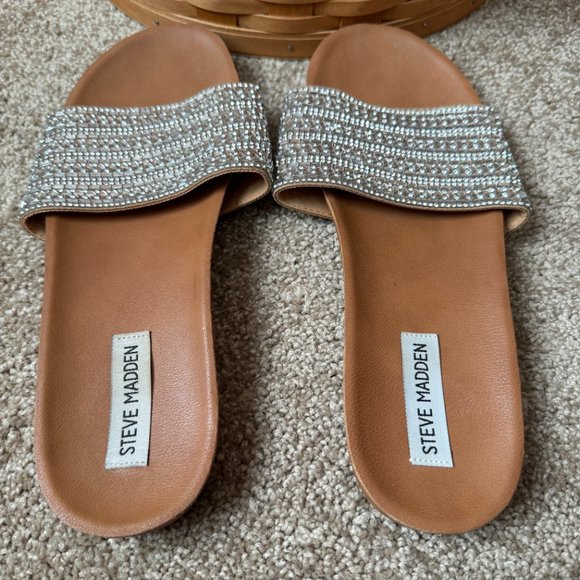 Steve Madden Dazzle Slide Sandals Size 10M - Picture 5 of 8